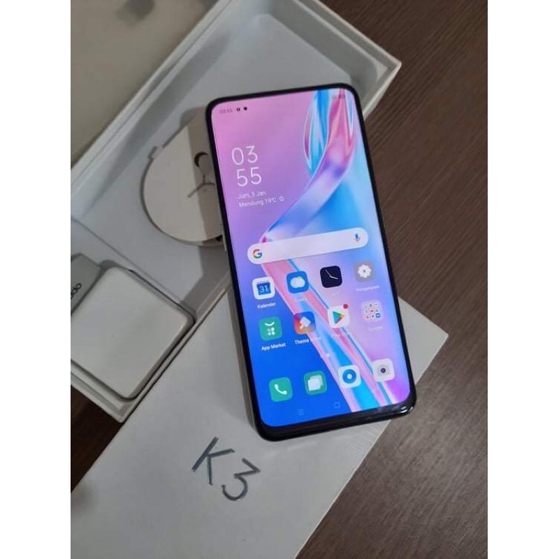 Jual HP Handphone Bekas Oppo K3 6/64gb Fullset Ori HP Seken Second Berkualitas