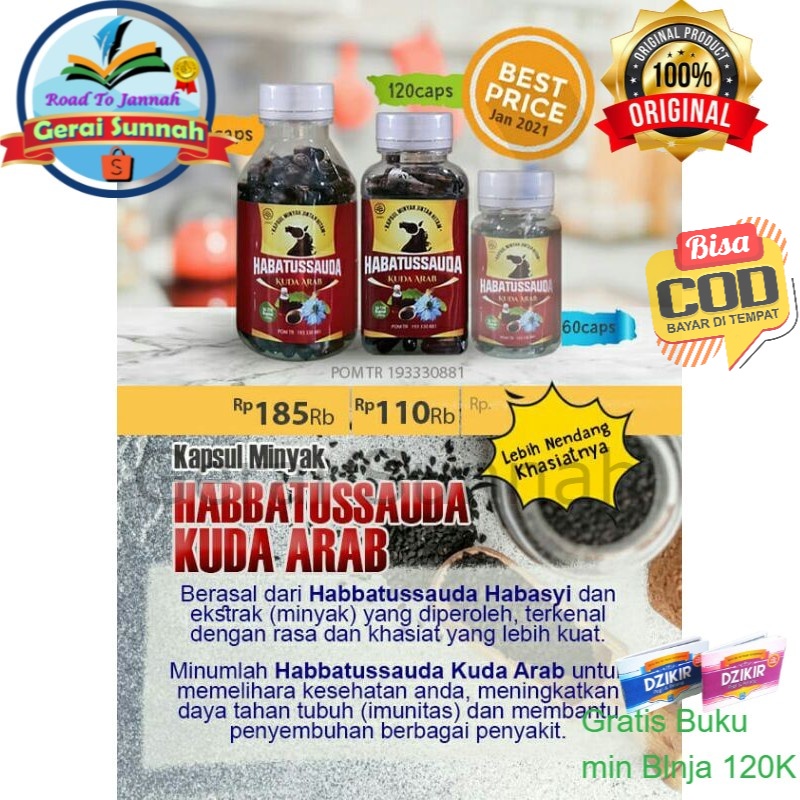 

Obat Herbal Habbatussauda habatusauda cap kuda arab kapsul cair Habasyah