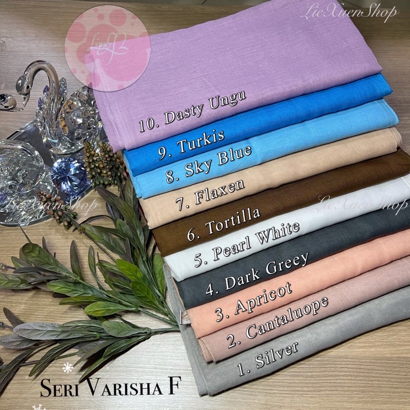 Kerudung Paris Polos Segiempat Murah Seri Varisha