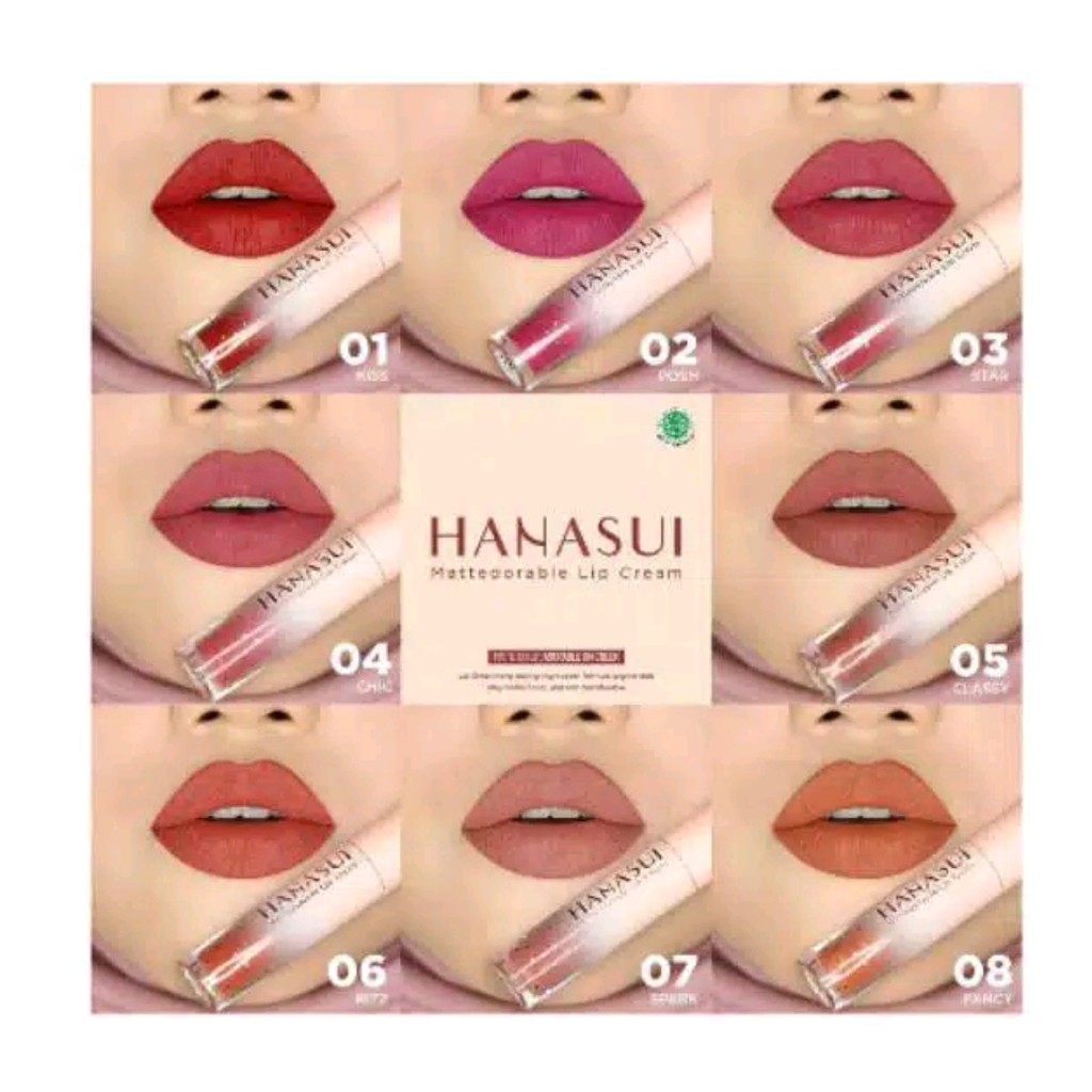 Hanasui MatteDorable Lip Cream | hanasui Lip Cream | Lip Cream Boba