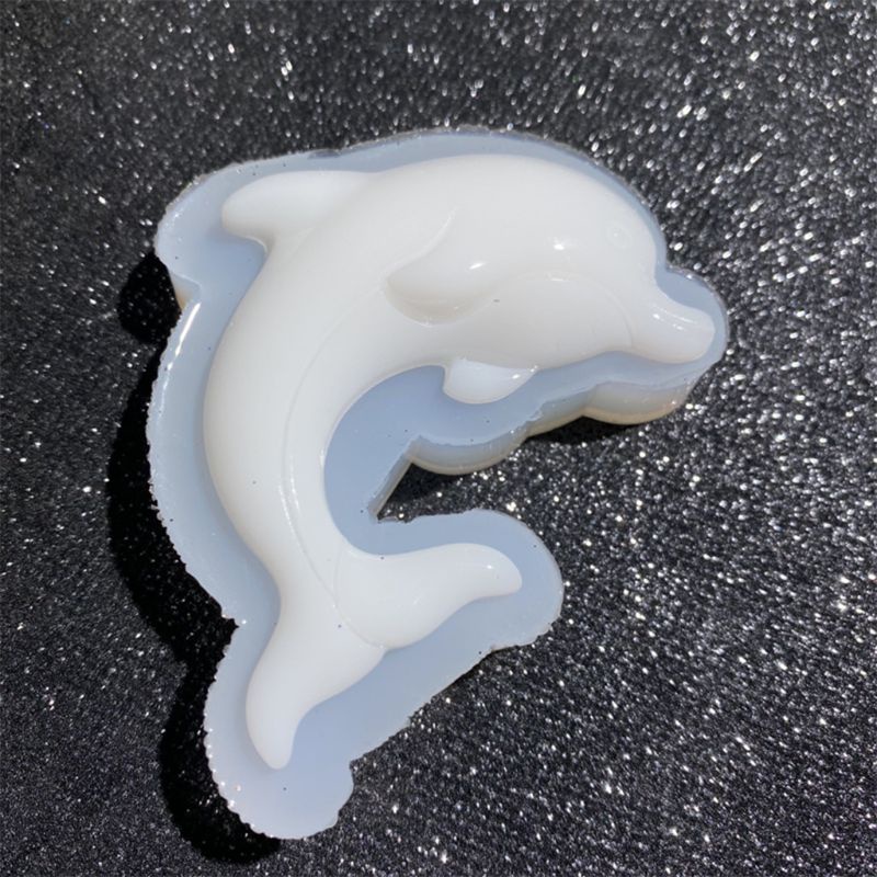 SIY  Crystal Epoxy Resin Mold Dolphin Pendant Casting Silicone Mould DIY Crafts Jewellry Making Tools