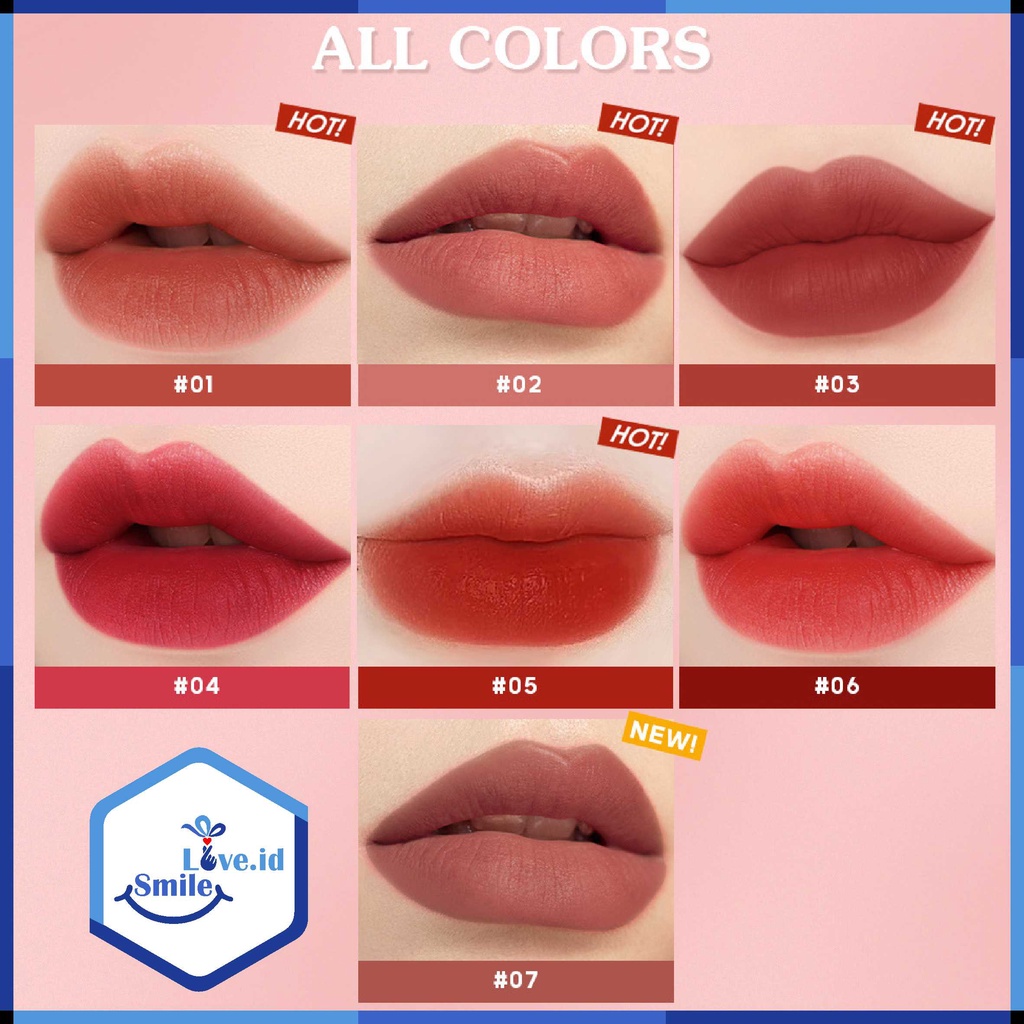 SANIYE Velvet Matte Lipstick Ice Cube Es Batu Transparan Fashion Makeup Bibir Tahan Lama S10