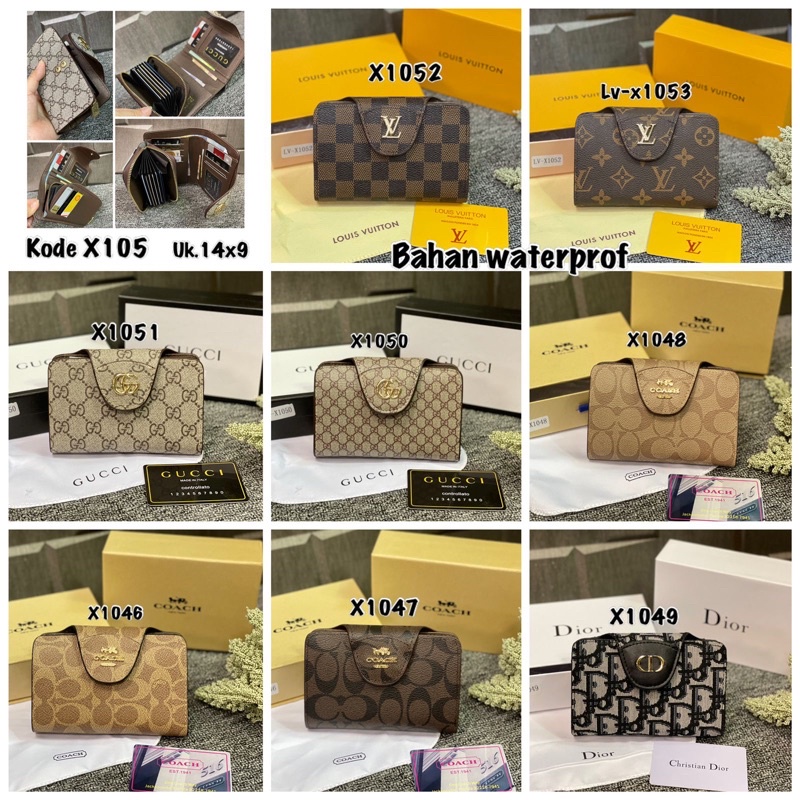 Dompet lidah cetek/ dompet import/ dompet cewek import premium/ dompet kartu/ dompet import super premium