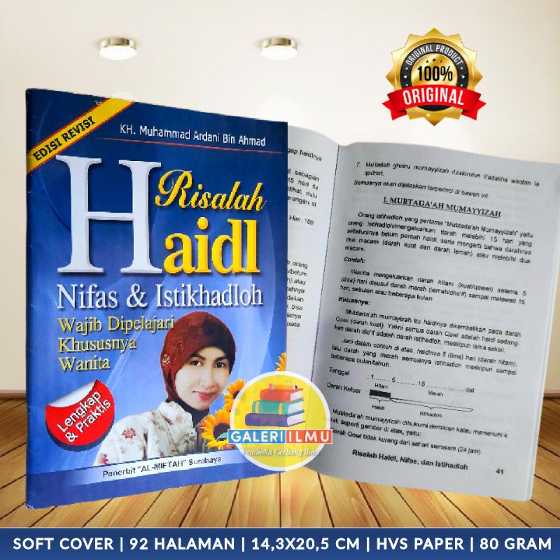 Risalah Haidl Nifas & Istihadhoh Buku Haid Pejelasan Haid Risalah Haidh Risalah Haid Wanita