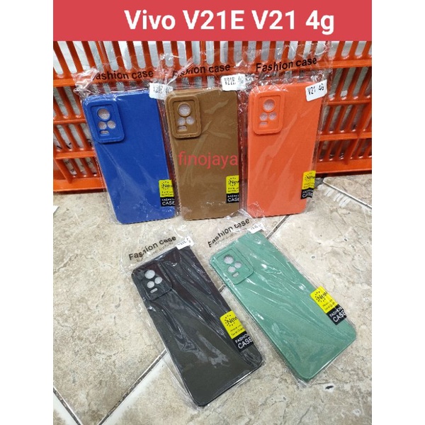 Softcase Vivo V21E V21 4G Y73 4G Silikon Casing Selicon Case Macaron Pelindung Pro Camera