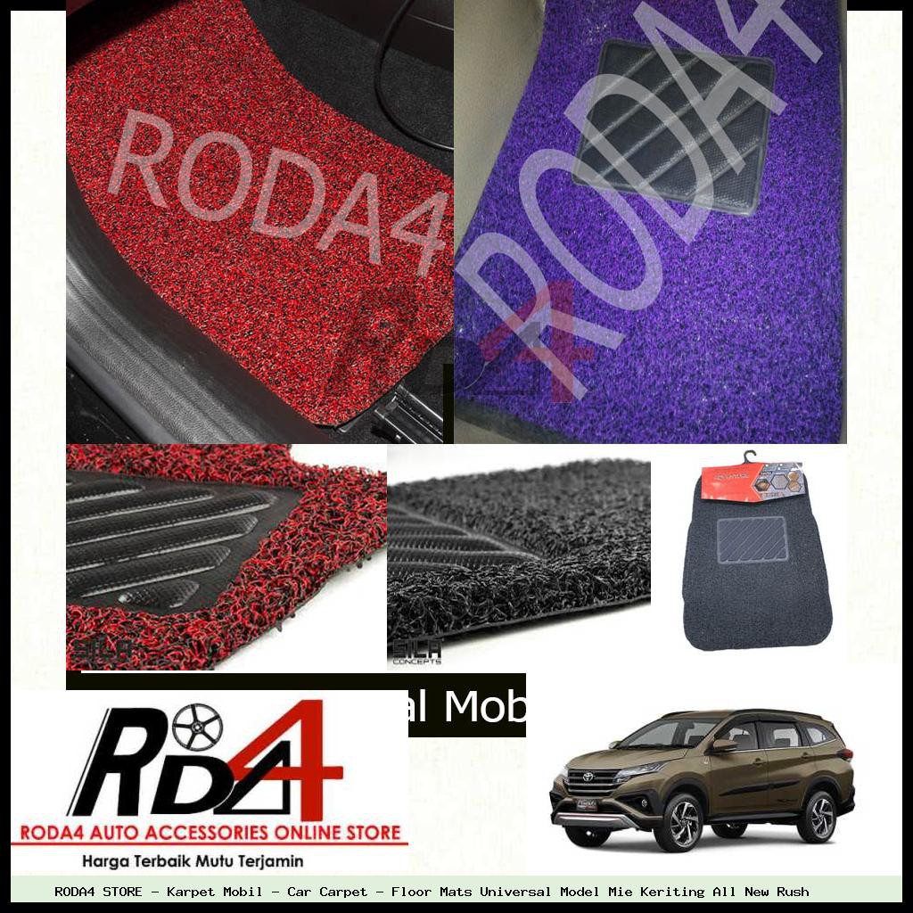 Karpet Mobil - Car Carpet - Floor Mats Universal Model Mie Keriting All New Rush