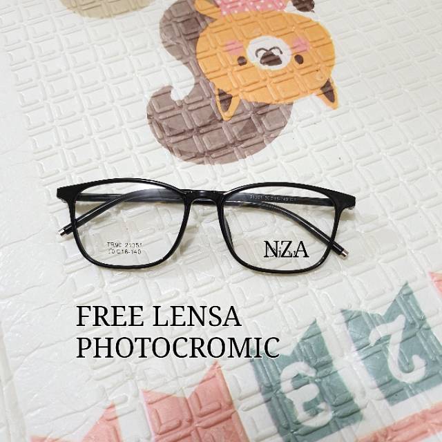 FRAME KACAMATA LENTUR 2135 | FREE LENSA PHOTOCROMIC | KACAMATA MINUS | KACA MATA ANTI RADIASI