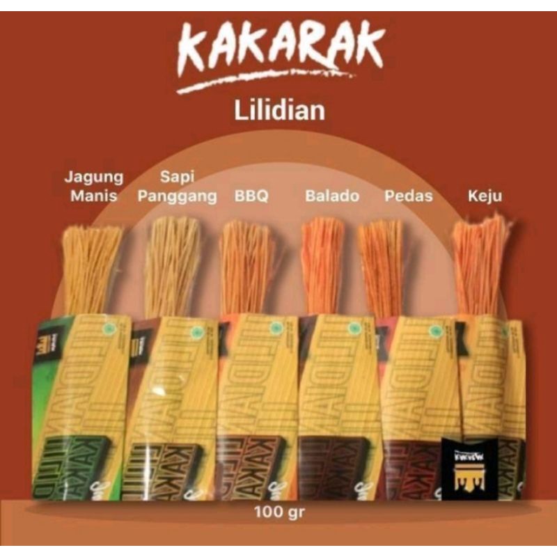 

makanan ringan Lilidian 100 gram Balado