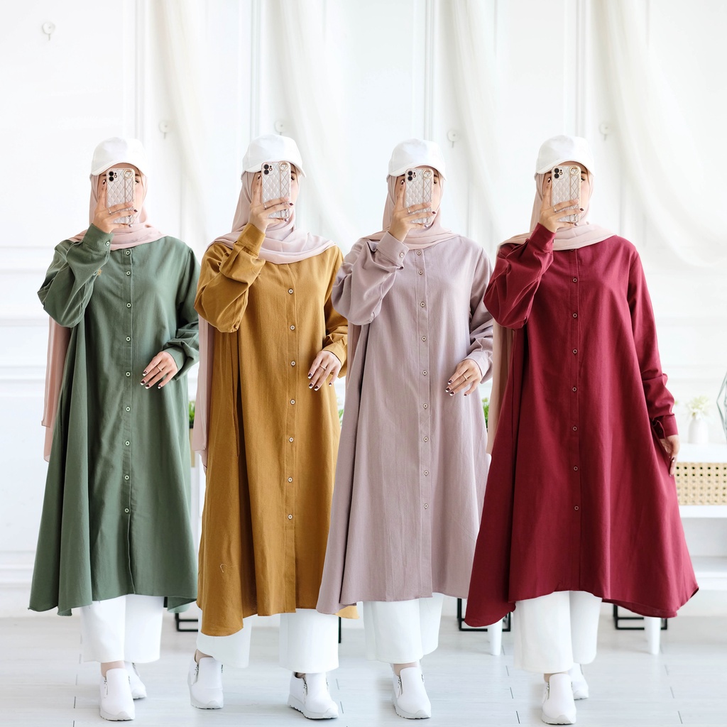 Hijab Sister's | Qiana Tunik | Tunik Jumbo