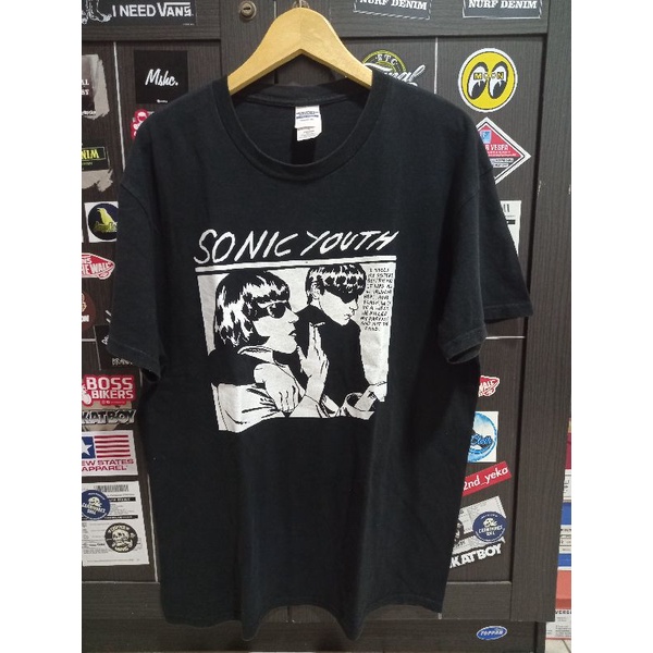 kaos sonic youth bekas kaos second kaos band bekas