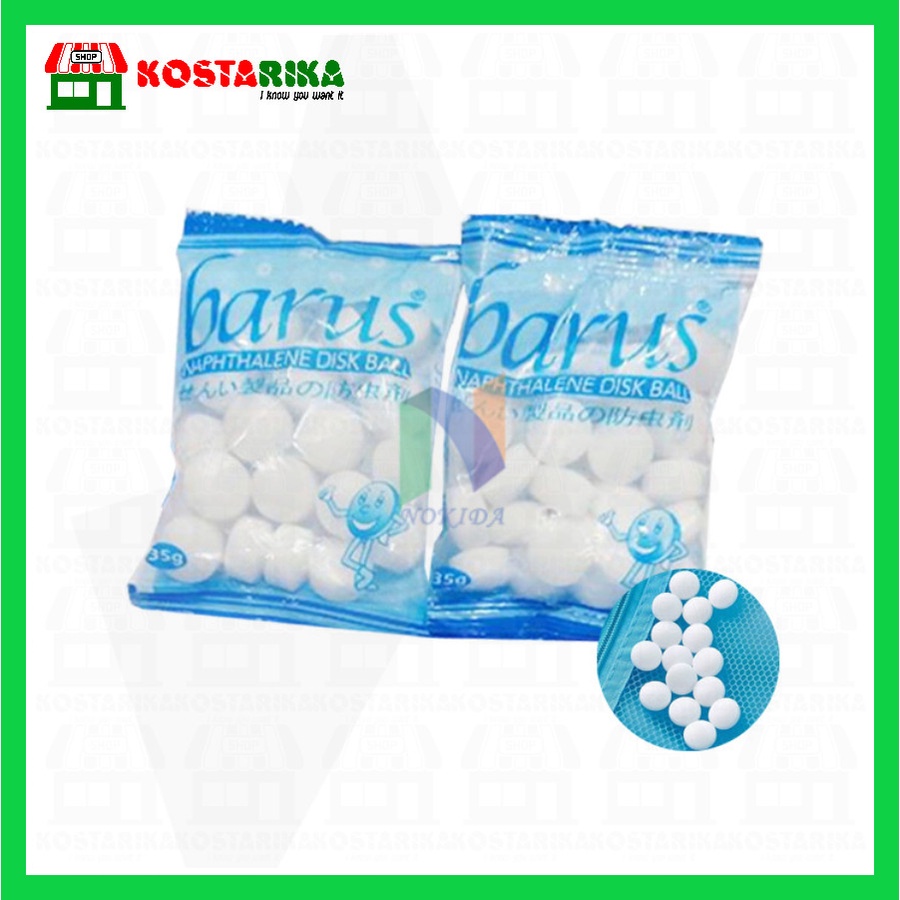 KAMPER BOLA PUTIH WANGI MERK BARUS SACHET 35GR