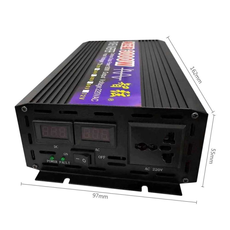 Power Inverter PSW Pure Sine Wave 24V 3000W