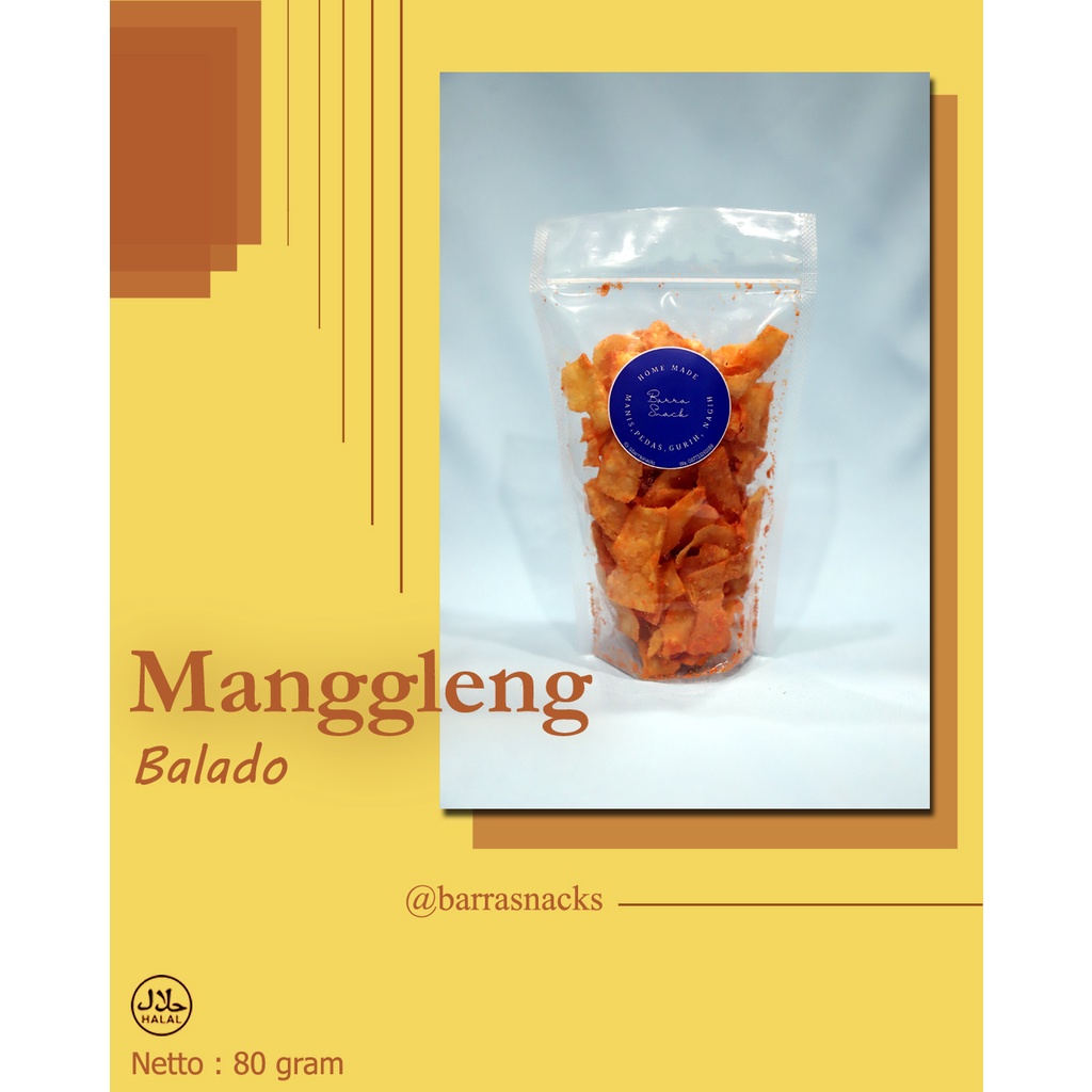 

Manggleng Balado Barra Snack *80gram