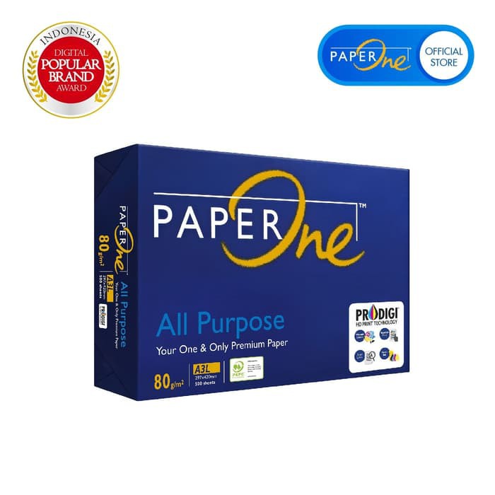 

Terbaru PaperOne Kertas HVS Fotocopy 80g A3 - Ream Best Seller