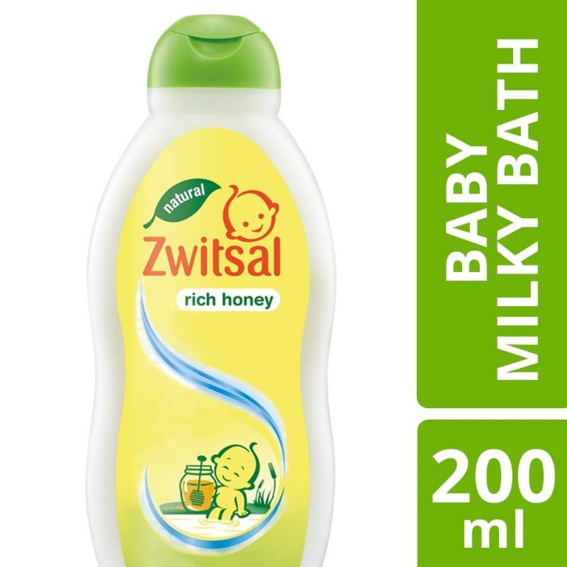 Zwitsal Rich Honey Baby Milky Bath 200ML