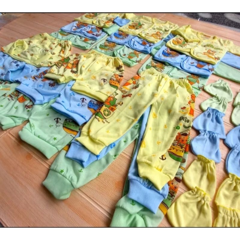 set baju/celana bayi murah+sarung tangan dan sarung kaki