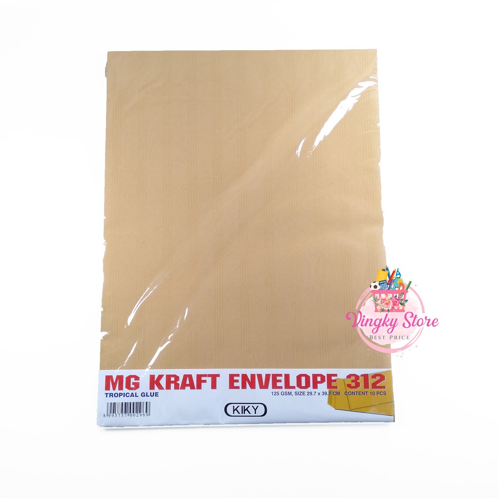 

Amplop Coklat Kiky 312 125gsm (10pc)