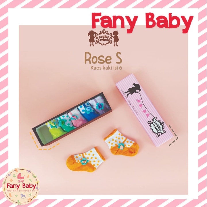 PETITE MIMI BABY SOCKS 6 PCS GIRL