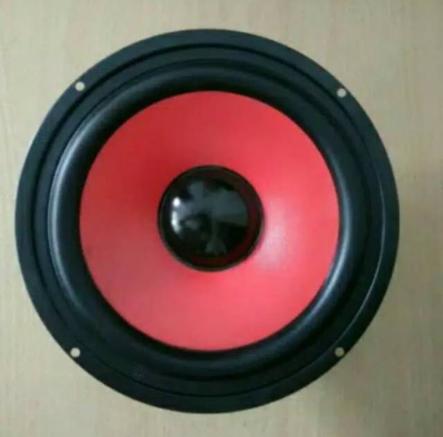 Speaker Elsound 8 MT Inch Woofer Bass Warna Merah 100 Watt Original