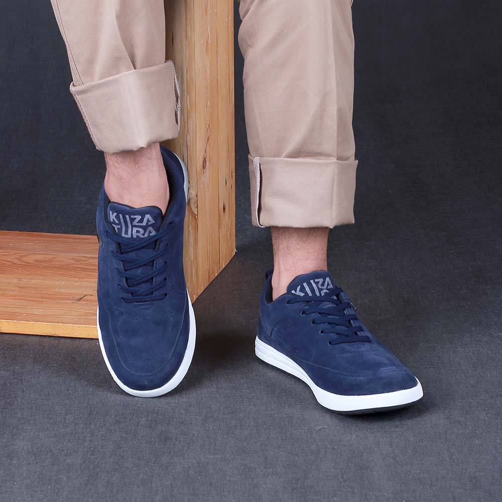 Justrue Sepatu Pria Sneakers Biru Navy Original 100% 483