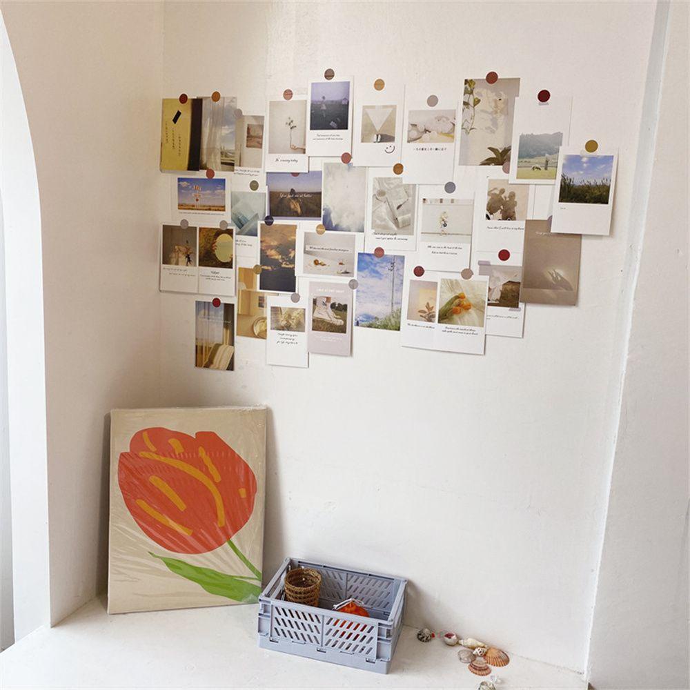 Solighter 30lembar Postcards Gift Wall Art Fotografi Props Gambar Aesthetic