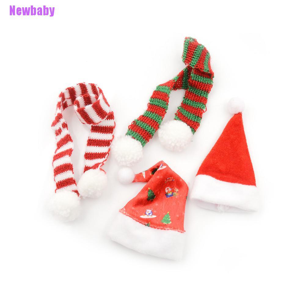 (Newbaby) Topi Natal Handmade Untuk Boneka Blythe 1 / 6