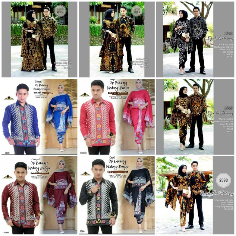 BATIK COUPLE SET BATWING