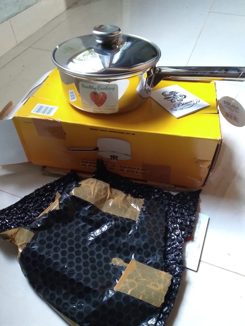 Panci Susu Bima Prima / Saucepan 16 Cm Stainless Inox Premium