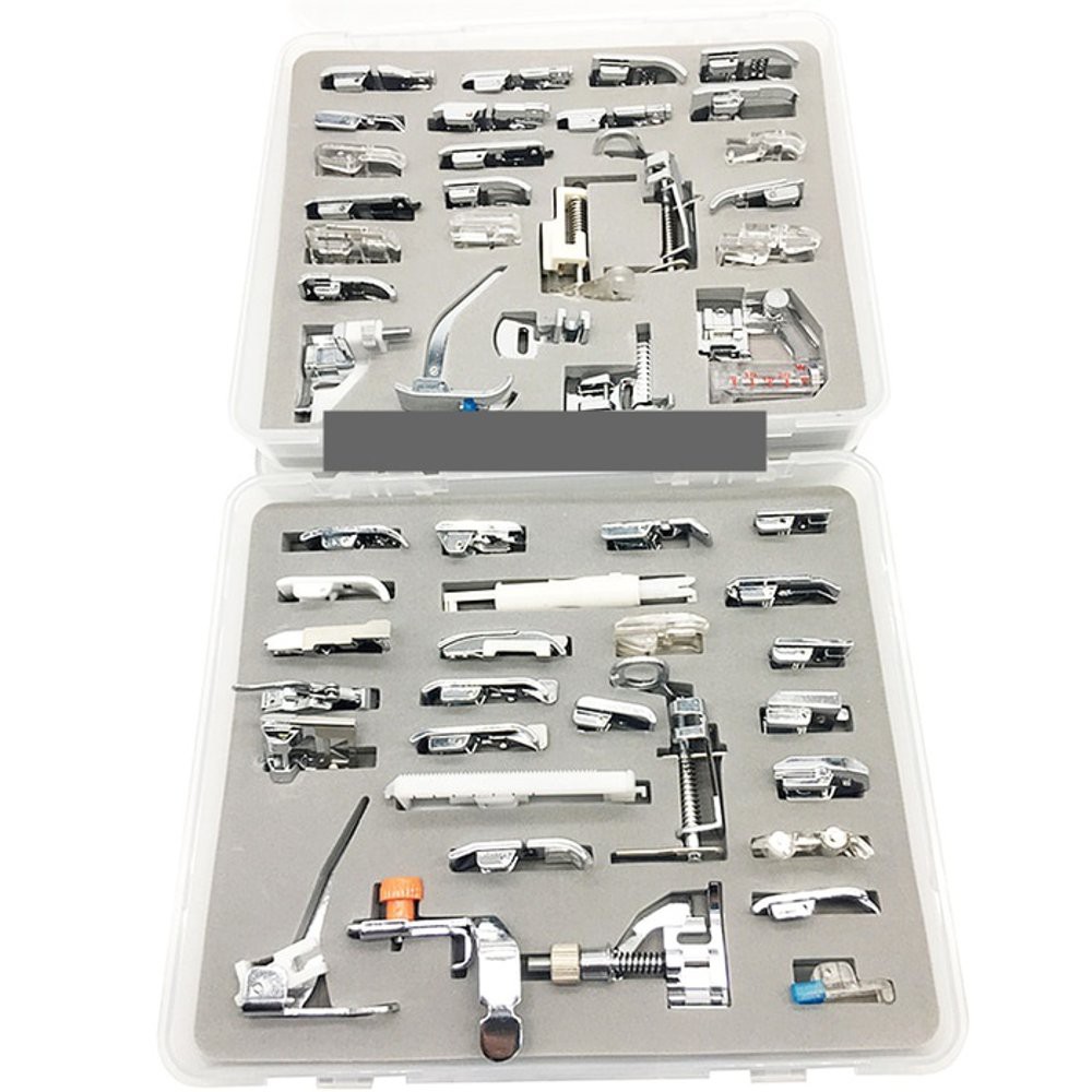 Set Sepatu Mesin Jahit Portable Multifunctional 52 Kit +Box Penyimpan