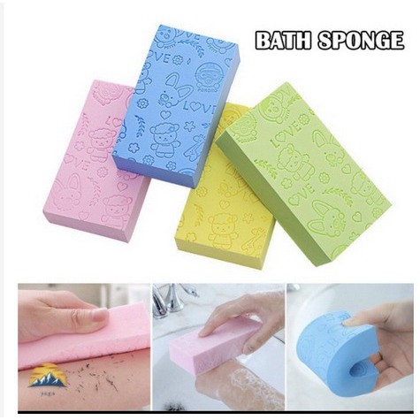 Bath Sponge Spoons Mandi Pengangkat Daki