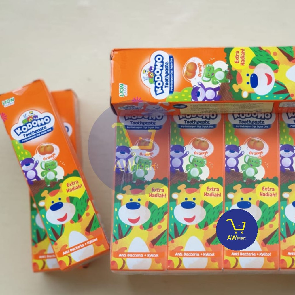 ODOL KODOMO Pasta Gigi 45gr (DARI PABRIK LANGSUNG) ALL VARIAN