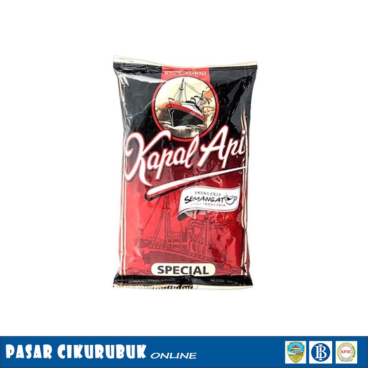 

Kopi Bubuk Kapal Api Spesial 165 g X 1 Pcs