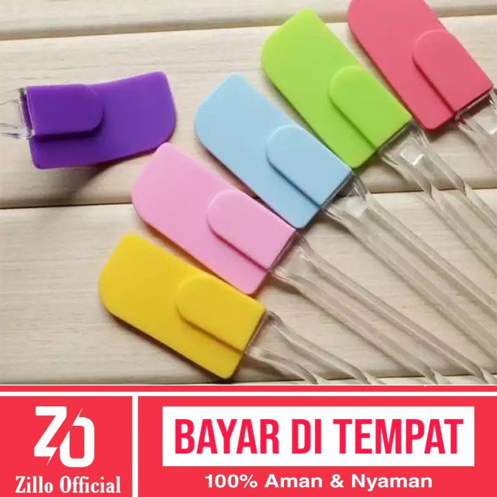 ZILLO Spatula Silikon Kue Spatula Pengaduk Serbaguna Spatula High Quality Food Grade