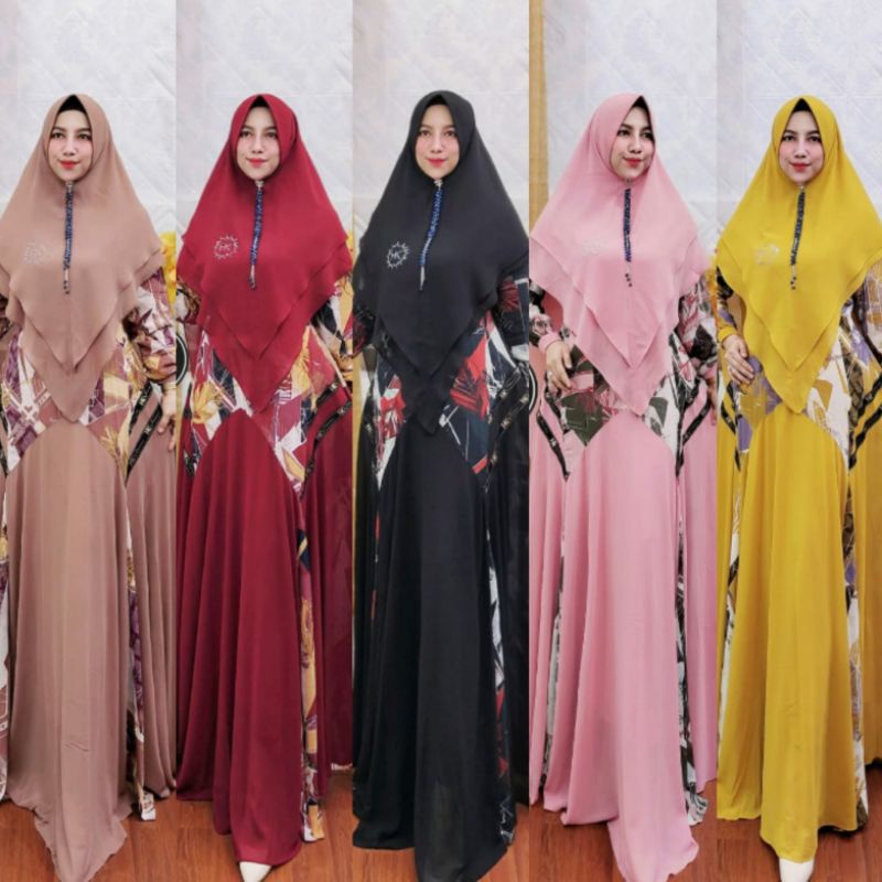 MAYEZA SYAR'I THE SERIESBY HK By DERMAWAN ORI Gamis Hijab Syari Original Kekinian Bestseller Best seller Terlaris