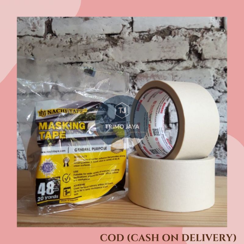 

Nachi Masking Tape 2 inch ( 48 mm ) - Lakban Kertas