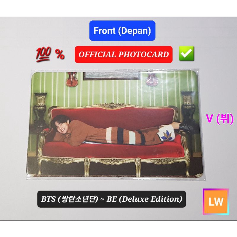 [OFFICIAL] BTS PHOTOCARD - Album BE Deluxe Edition (V)