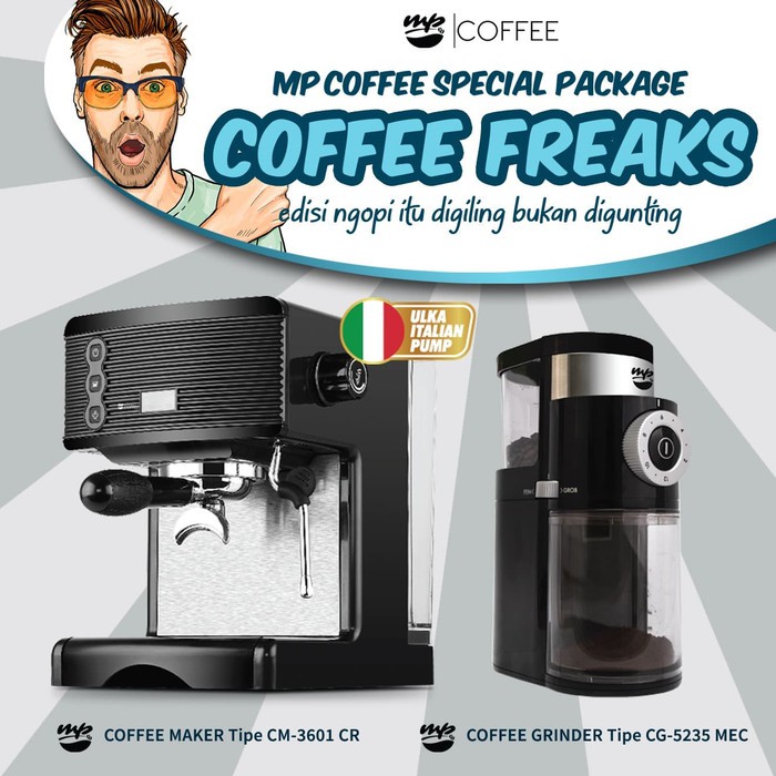 MP Coffee Special Package Coffee Freaks - CM 3601 CR & CG 5235 MEC M1