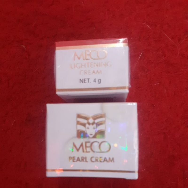 meco cream siang & meco lightening malam