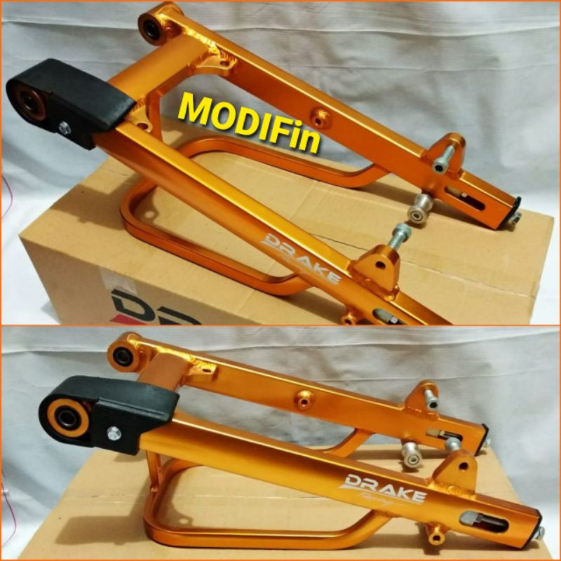 Arm F1ZR F1Z R Force1 F1 ZR Swing Arm Stabilizer Bawah Drake Racing Gold