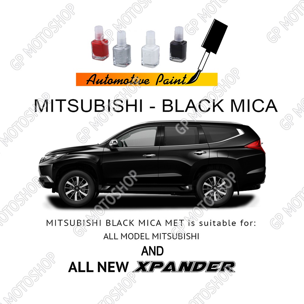 Cat Oles Mitsubishi Black Mica Penghilang Baret Mobil Lecet Hitam Metalik Pajero Xpander Outlander