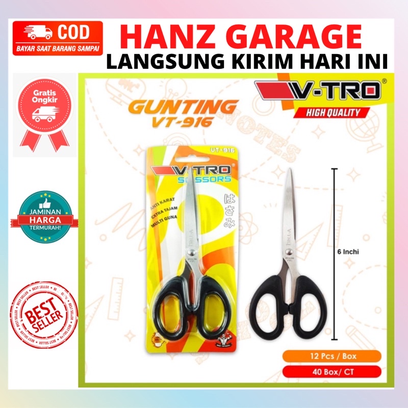 

gunting panjang besar a165 6.5inch super tajam murah meriah