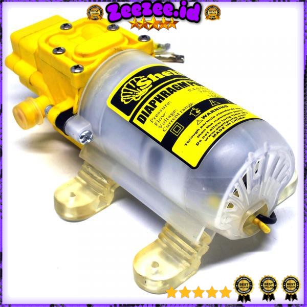 Pompa Air High Pressure Car Washing Water Diaphragm Pump - Transparent--Shell