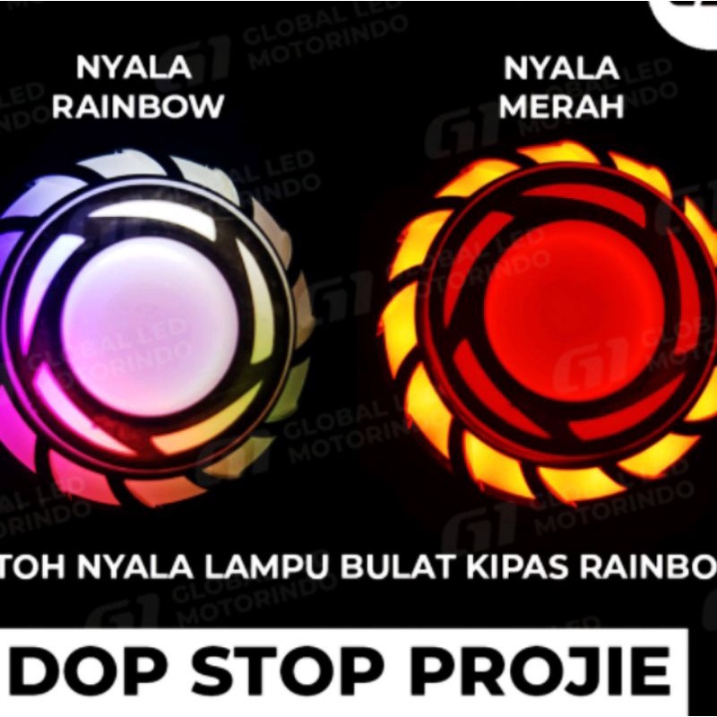 LAMPU STOP REM MOTOR PROJi BULAT KIPAS