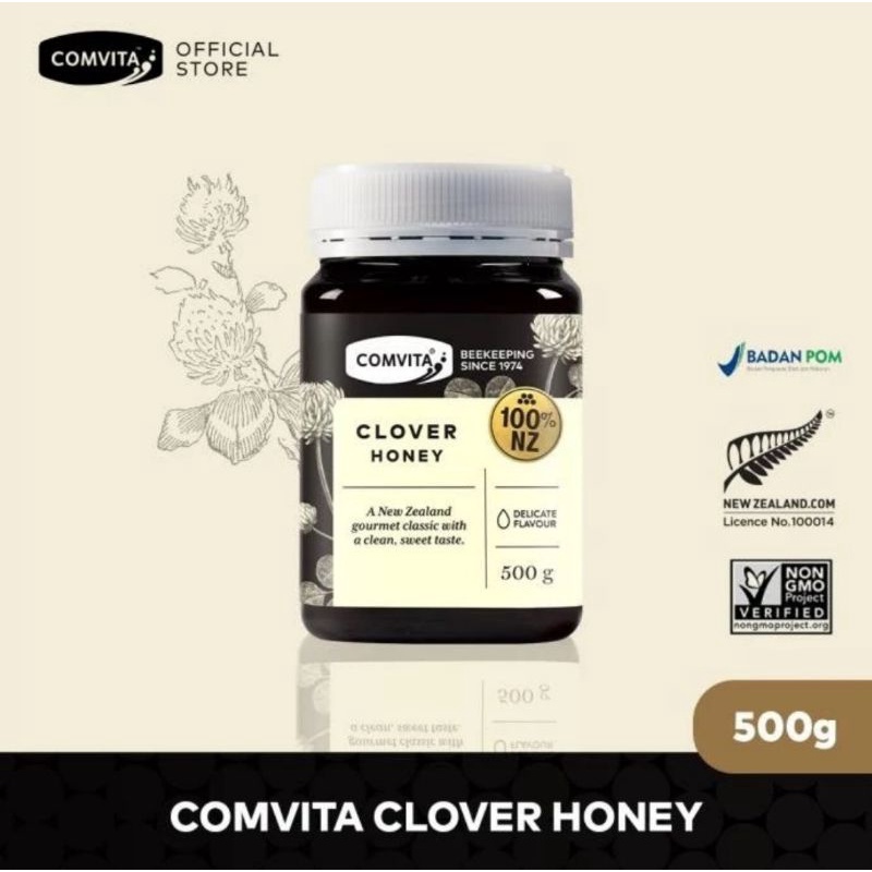 

comvita clover honey 500 gr gram madu sehat hillary farm manuka honey