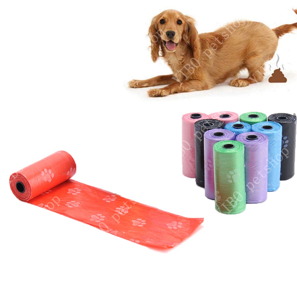 PET WASTE BAG Plastik Pup untuk Hewan Anjing Kucing