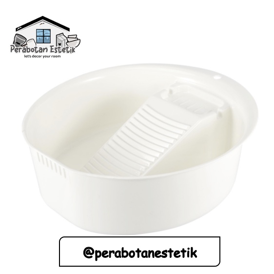 Jual Laundry Wash Basin With Washboard IUIGA / Baskom cucian / Baskom