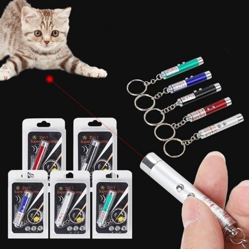Mainan Kucing Lampu Pointer Interaktif Cat Toy FEFARM
