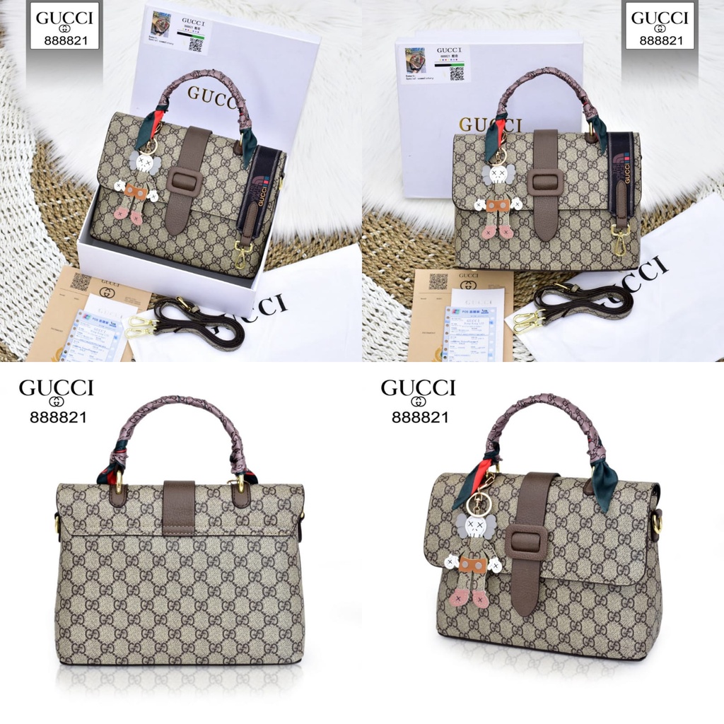 TAS WANITA BATAM IMPORT GUCCI BAG 888821 KWALITAS PLATINUM LIKE ORI