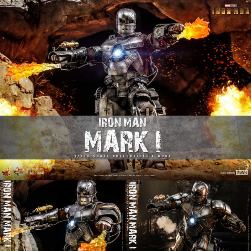 DP Hot Toys MMS6005D40 1/6 Iron Man Mark 1 Diecast