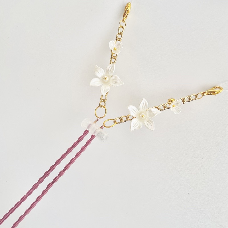 Strap Masker / Connector Masker / Strap Mask 2 in 1 Hijab / Tali Masker Hijab / Pengait Masker / Gan